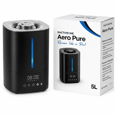 Aero Pure Luftbefeuchter mit Produktverpackung