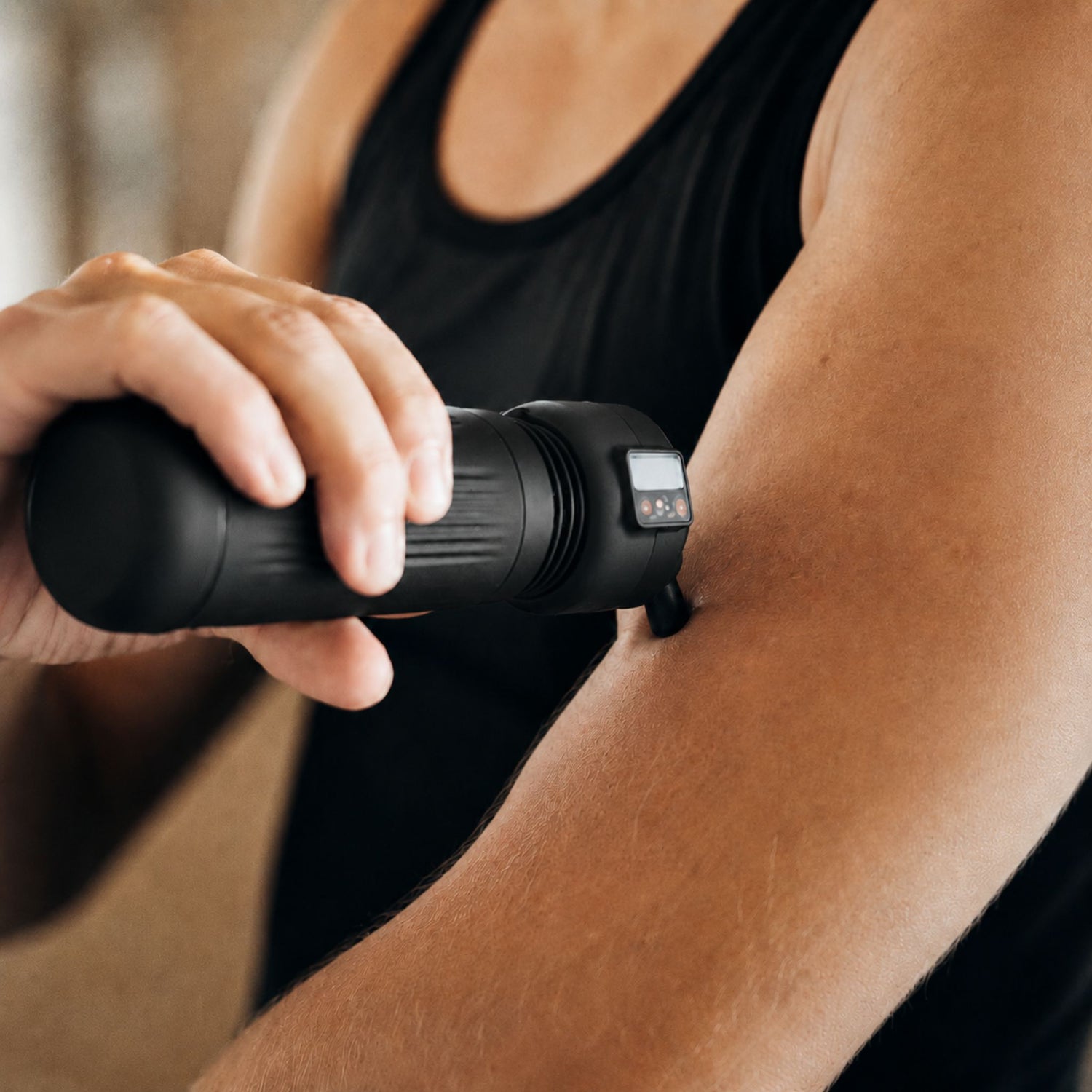 Vibra Grip zur punktuellen Muskelmassage